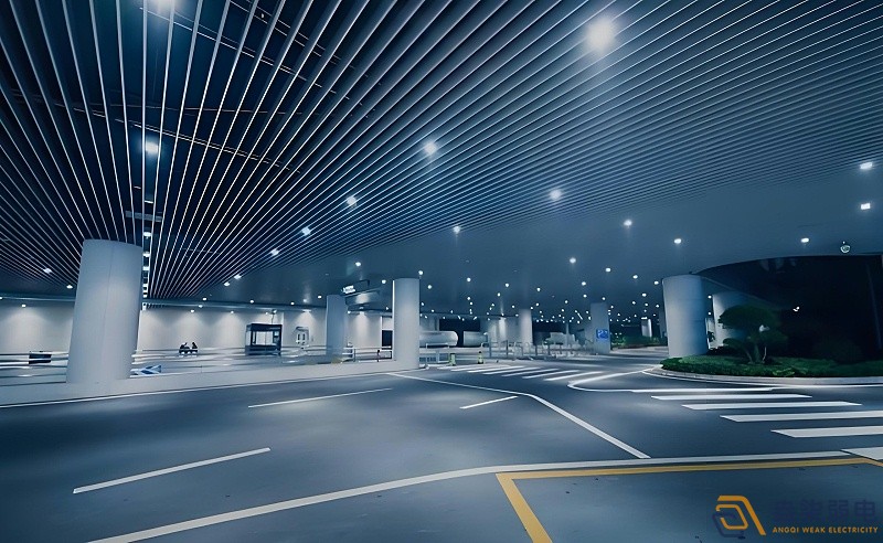 在地下車庫，看燈光如何綠色“智”變？
